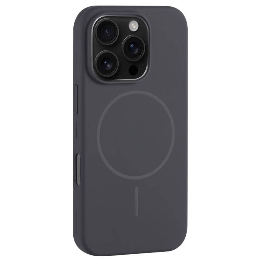 Large Hole Camera MagSafe Liquid Silicone Full Coverage Phone Case, For iPhone 16 Pro Max, For iP...