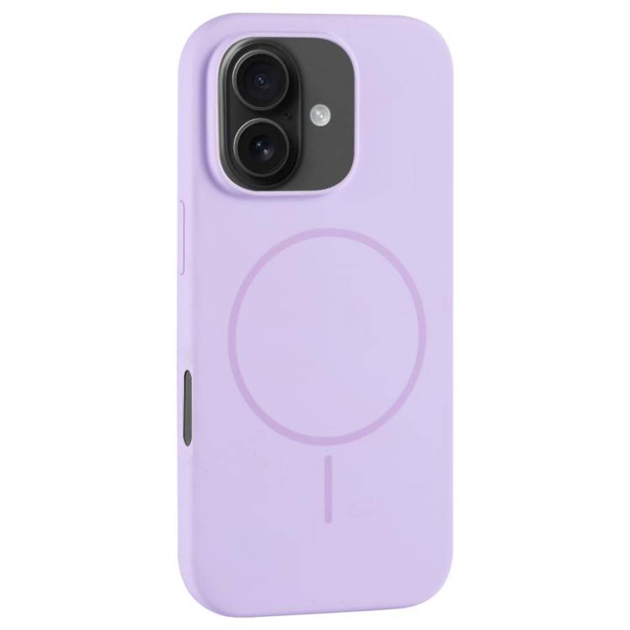 Large Hole Camera MagSafe Liquid Silicone Full Coverage Phone Case, For iPhone 16 Pro Max, For iP...