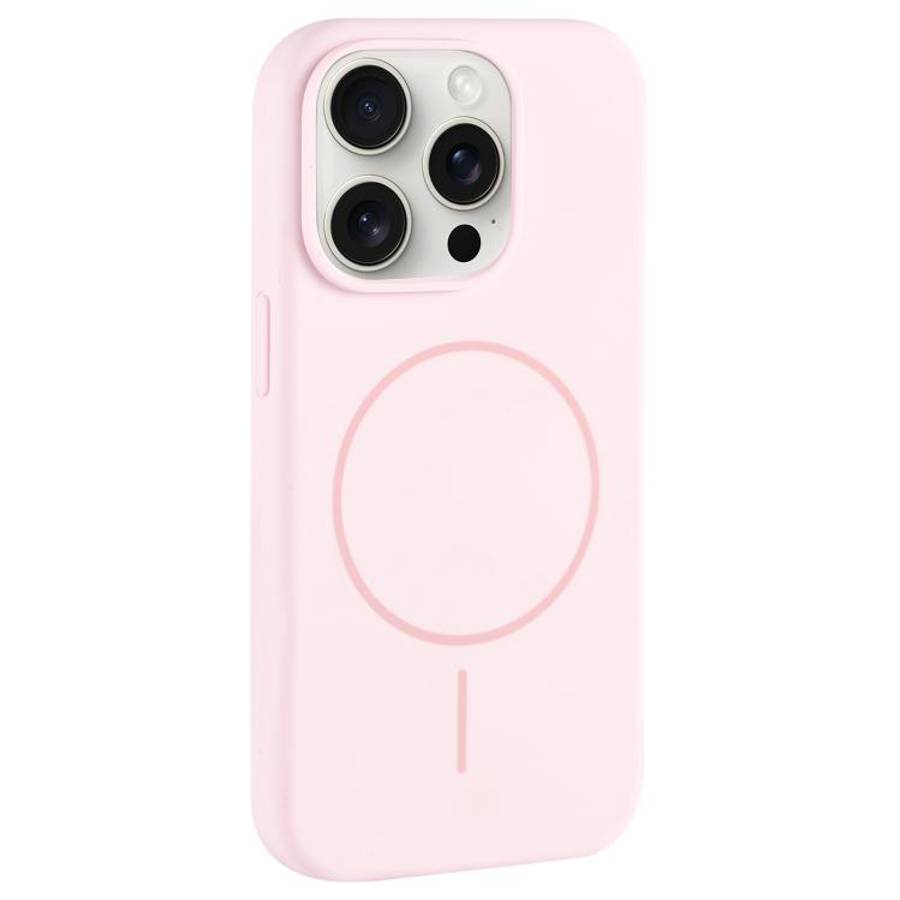 Large Hole Camera MagSafe Liquid Silicone Full Coverage Phone Case, For iPhone 15 Pro Max, For iP...