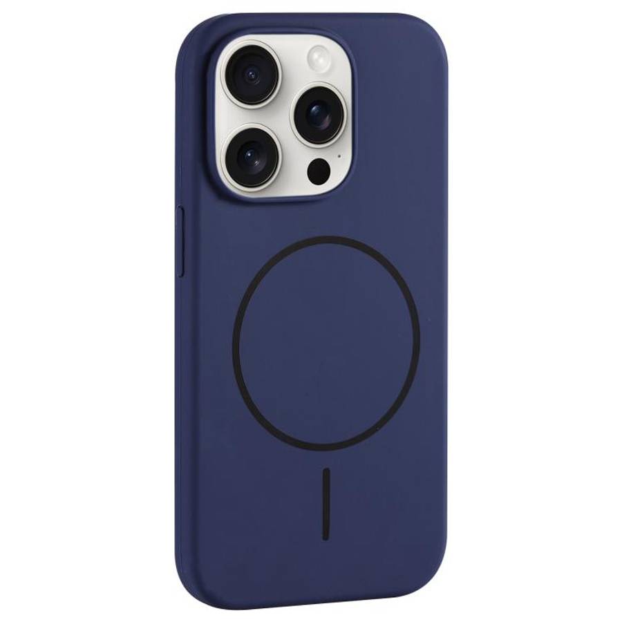 Large Hole Camera MagSafe Liquid Silicone Full Coverage Phone Case, For iPhone 15 Pro Max, For iP...
