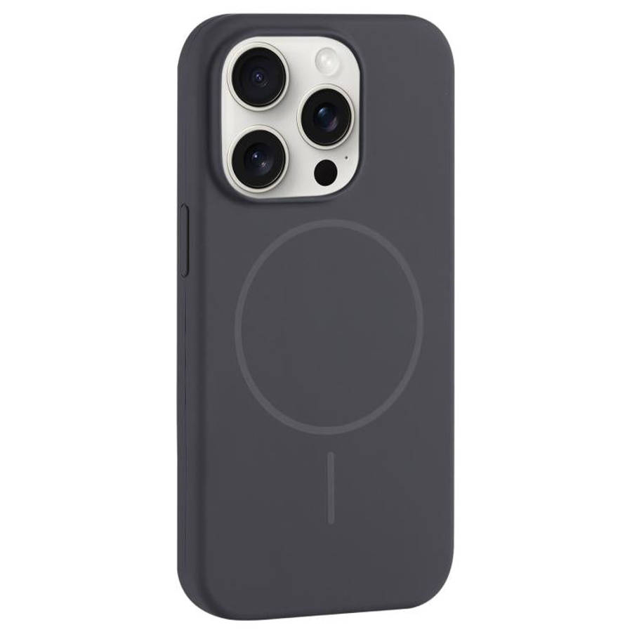 Large Hole Camera MagSafe Liquid Silicone Full Coverage Phone Case, For iPhone 15 Pro Max, For iP...