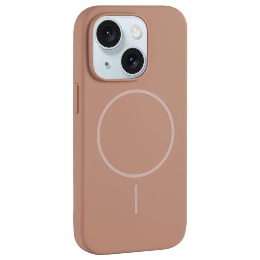 Large Hole Camera MagSafe Liquid Silicone Full Coverage Phone Case, For iPhone 15 Pro Max, For iP...
