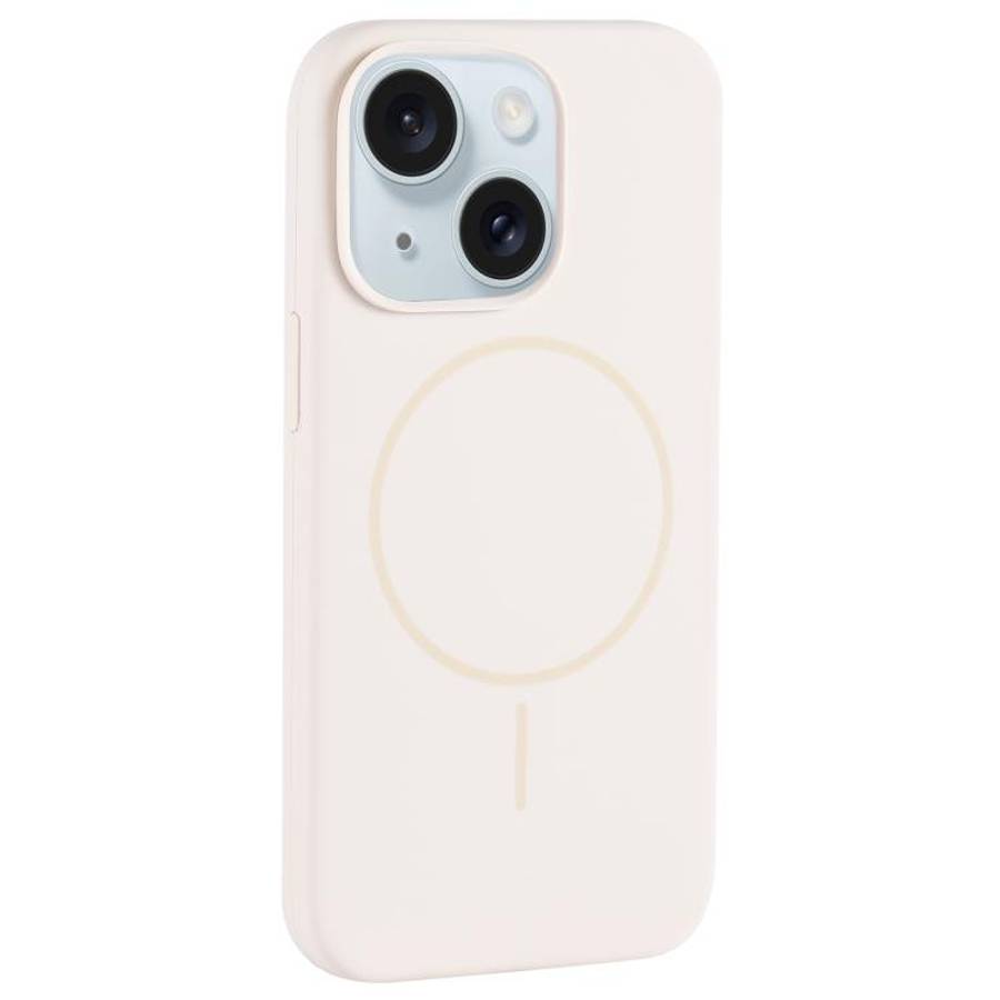 Large Hole Camera MagSafe Liquid Silicone Full Coverage Phone Case, For iPhone 15 Pro Max, For iP...