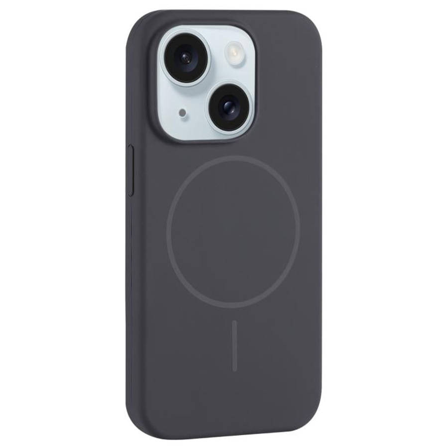 Large Hole Camera MagSafe Liquid Silicone Full Coverage Phone Case, For iPhone 15 Pro Max, For iP...