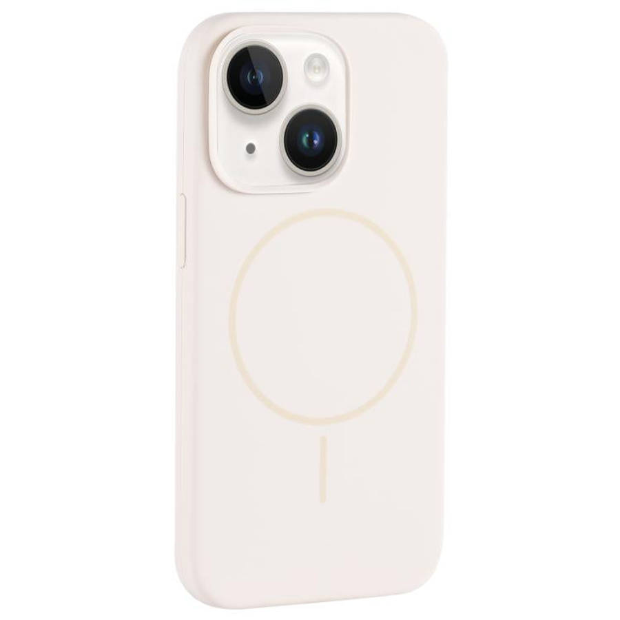 Large Hole Camera MagSafe Liquid Silicone Full Coverage Phone Case, For iPhone 14 Plus, For iPhon...