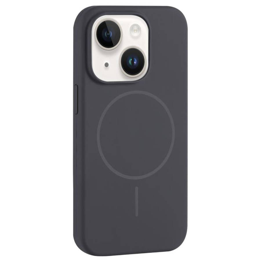 Large Hole Camera MagSafe Liquid Silicone Full Coverage Phone Case, For iPhone 14 Plus, For iPhon...
