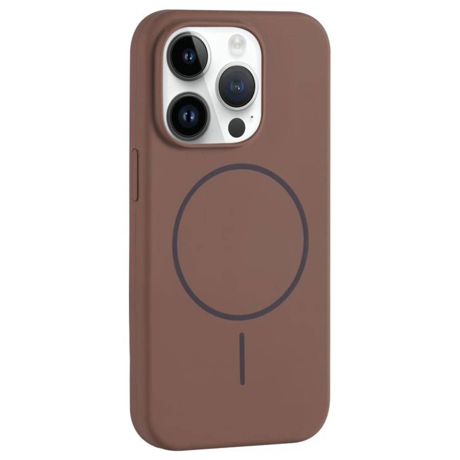 Large Hole Camera MagSafe Liquid Silicone Full Coverage Phone Case, For iPhone 13 Pro Max, For iP...