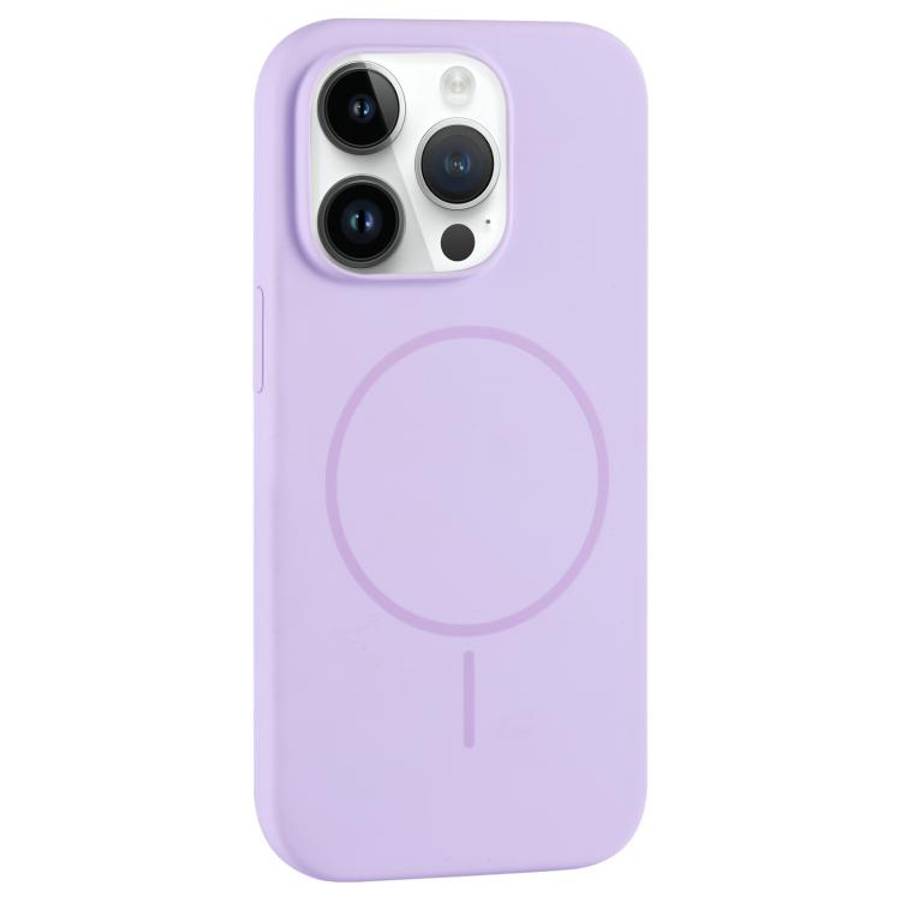 Large Hole Camera MagSafe Liquid Silicone Full Coverage Phone Case, For iPhone 13 Pro Max, For iP...
