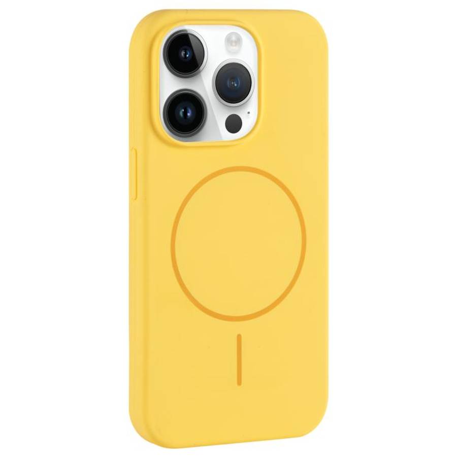 Large Hole Camera MagSafe Liquid Silicone Full Coverage Phone Case, For iPhone 13 Pro Max, For iP...