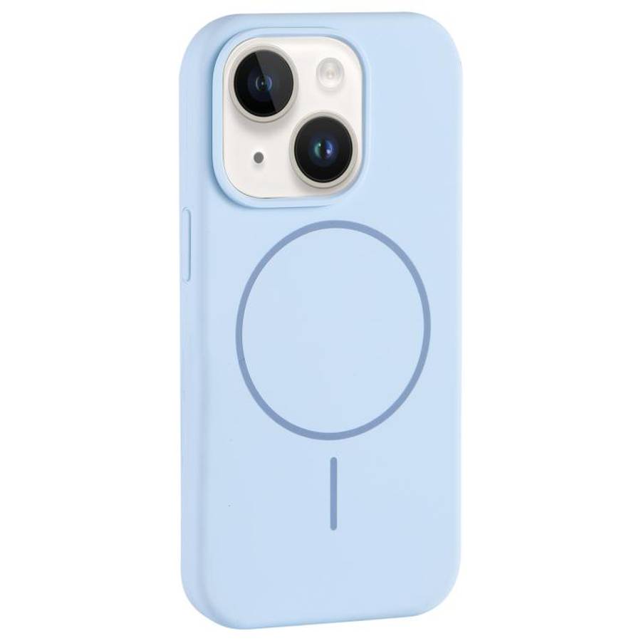 Large Hole Camera MagSafe Liquid Silicone Full Coverage Phone Case, For iPhone 13 Pro Max, For iP...