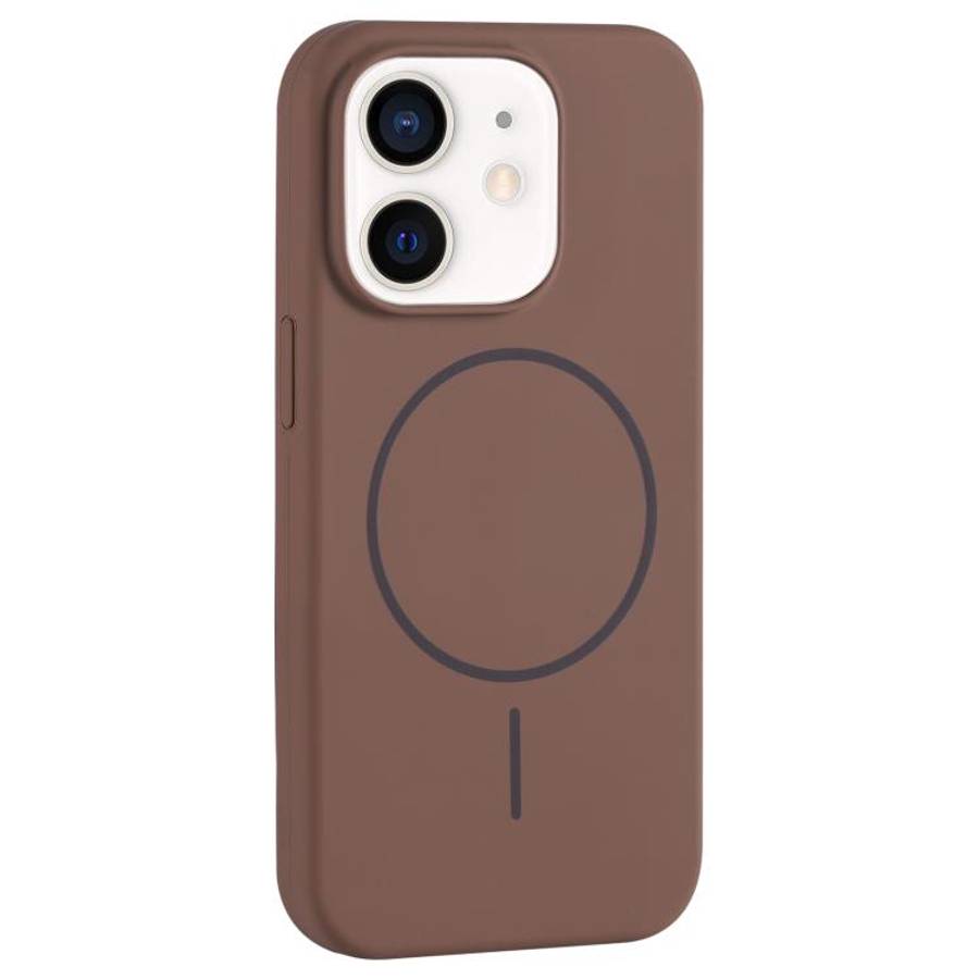 Large Hole Camera MagSafe Liquid Silicone Full Coverage Phone Case, For iPhone 13 Pro Max, For iP...