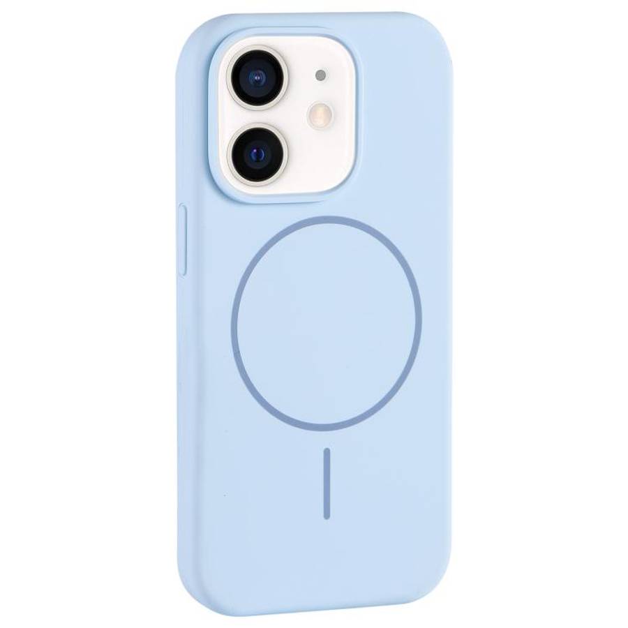 Large Hole Camera MagSafe Liquid Silicone Full Coverage Phone Case, For iPhone 13 Pro Max, For iP...