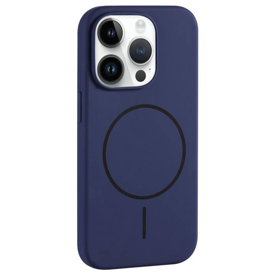 Large Hole Camera MagSafe Liquid Silicone Full Coverage Phone Case, For iPhone 12 Pro Max, For iP...