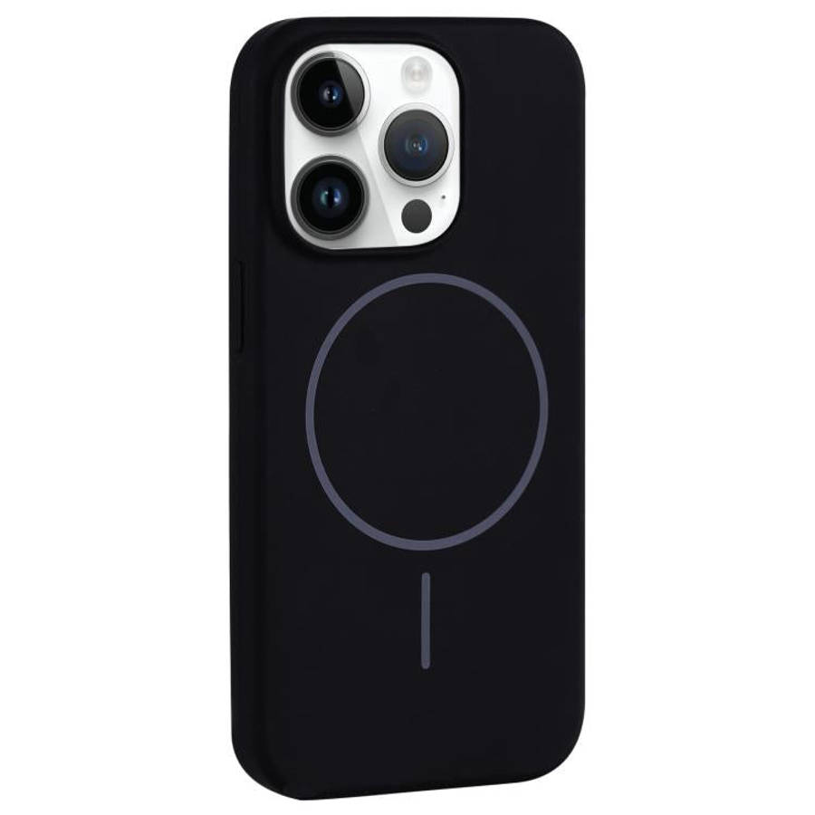 Large Hole Camera MagSafe Liquid Silicone Full Coverage Phone Case, For iPhone 12 Pro Max, For iP...
