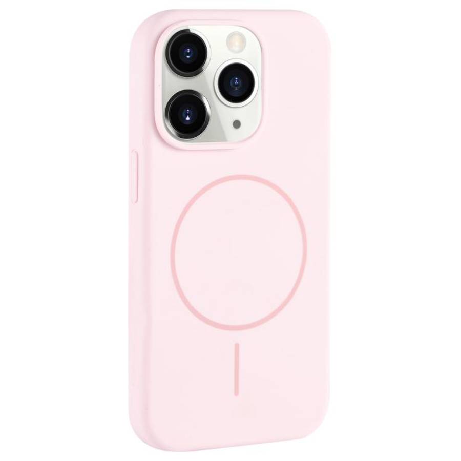 Large Hole Camera MagSafe Liquid Silicone Full Coverage Phone Case, For iPhone 12 Pro Max, For iP...