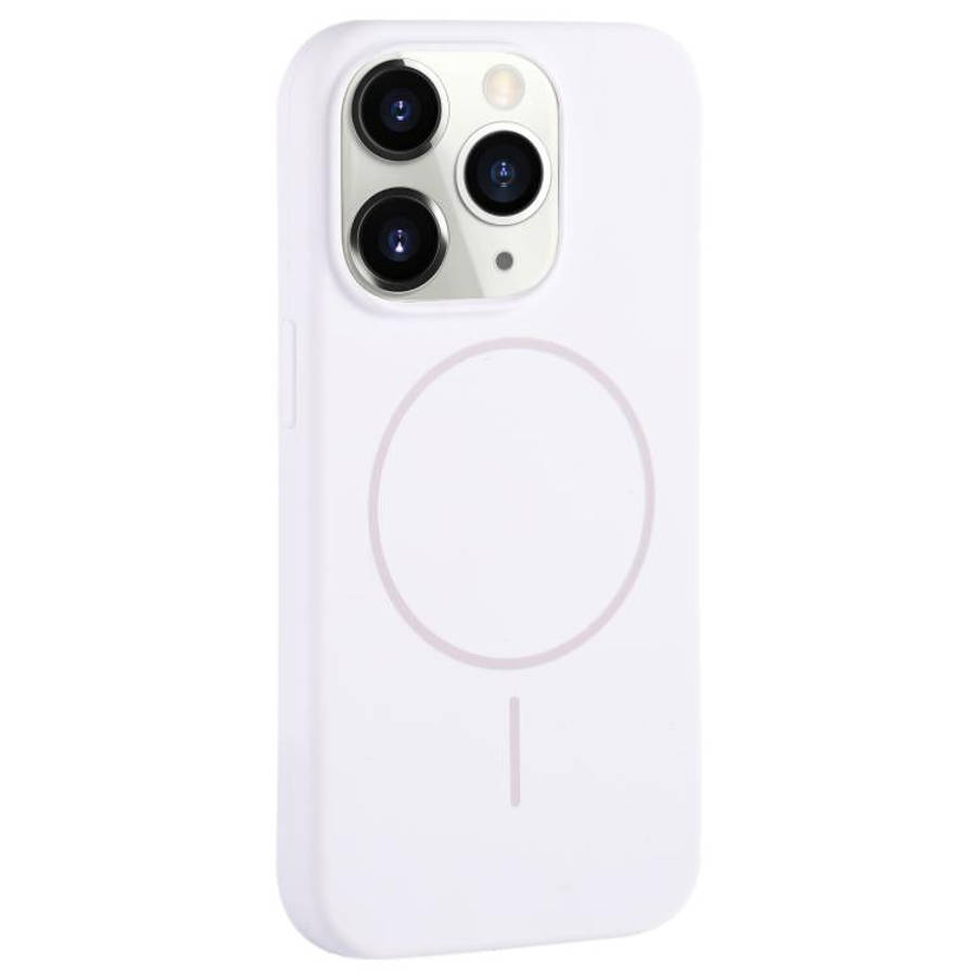 Large Hole Camera MagSafe Liquid Silicone Full Coverage Phone Case, For iPhone 12 Pro Max, For iP...