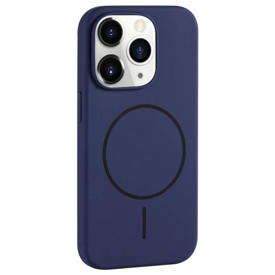 Large Hole Camera MagSafe Liquid Silicone Full Coverage Phone Case, For iPhone 12 Pro Max, For iP...