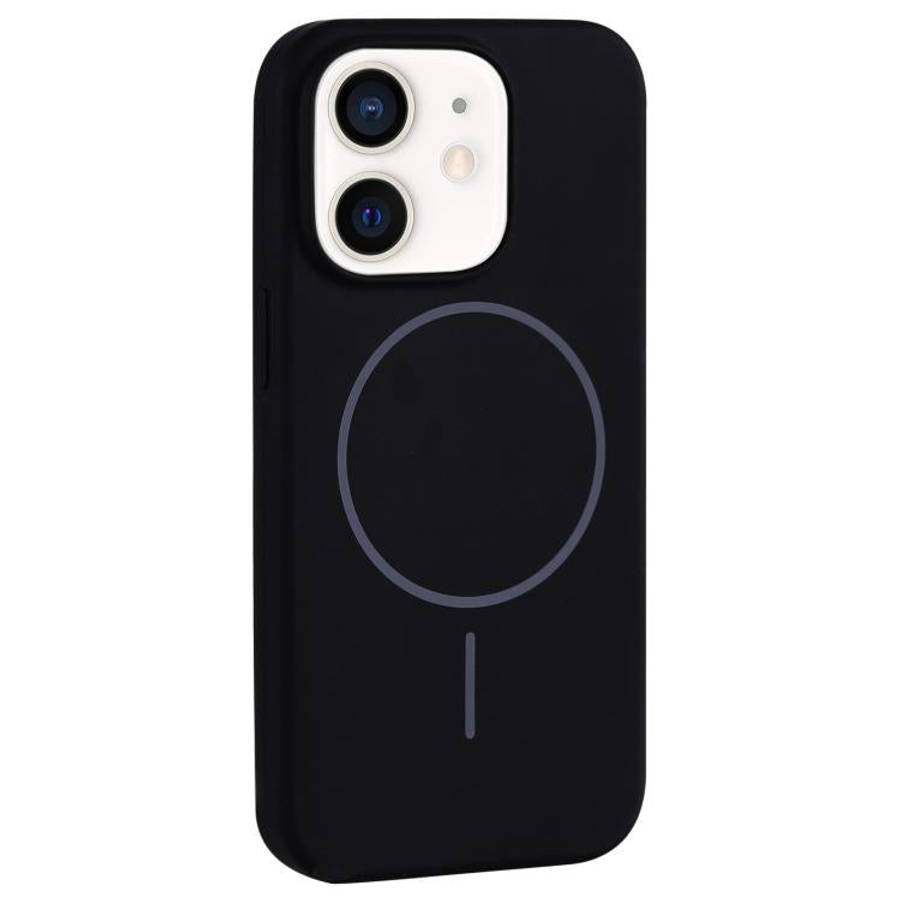 Large Hole Camera MagSafe Liquid Silicone Full Coverage Phone Case, For iPhone 12 Pro Max, For iP...
