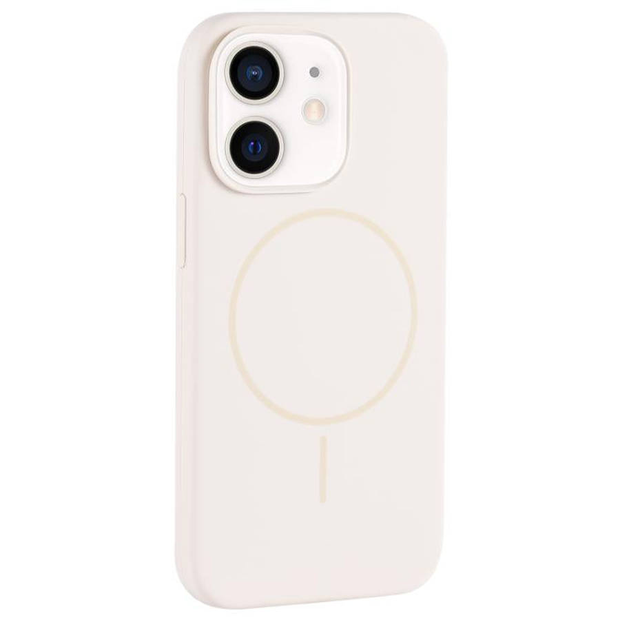 Large Hole Camera MagSafe Liquid Silicone Full Coverage Phone Case, For iPhone 12 Pro Max, For iP...