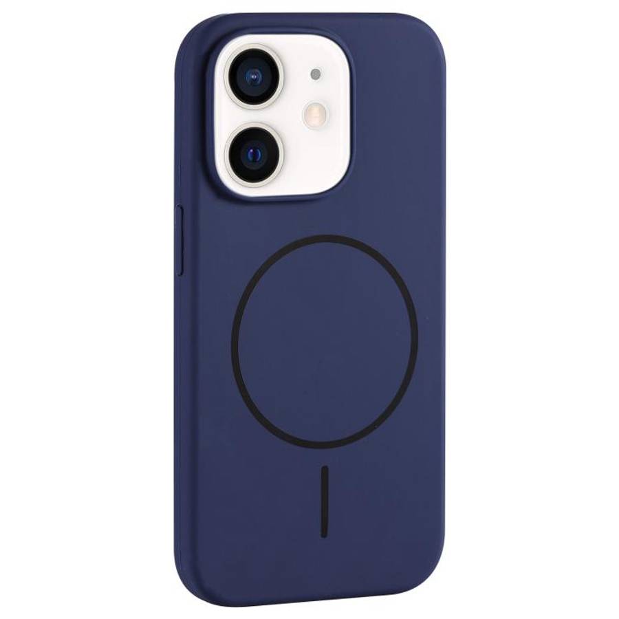 Large Hole Camera MagSafe Liquid Silicone Full Coverage Phone Case, For iPhone 12 Pro Max, For iP...