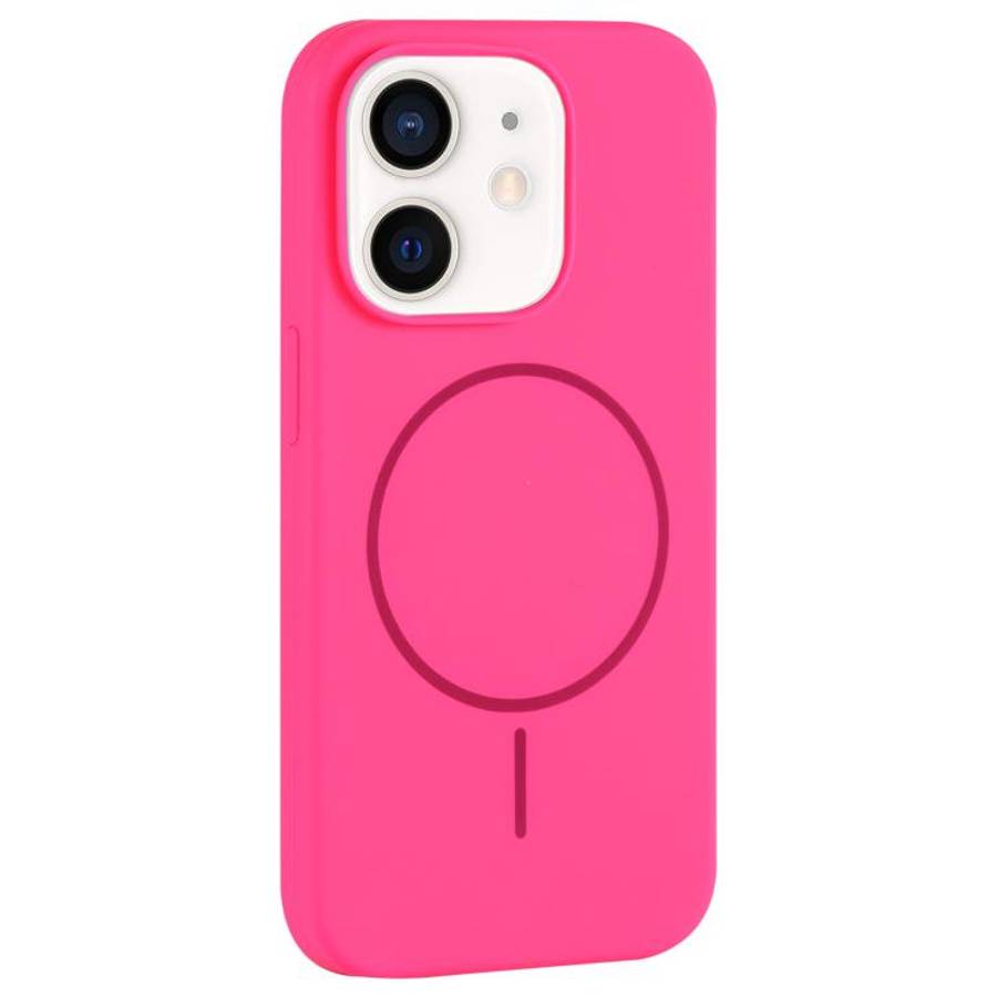 Large Hole Camera MagSafe Liquid Silicone Full Coverage Phone Case, For iPhone 12 Pro Max, For iP...