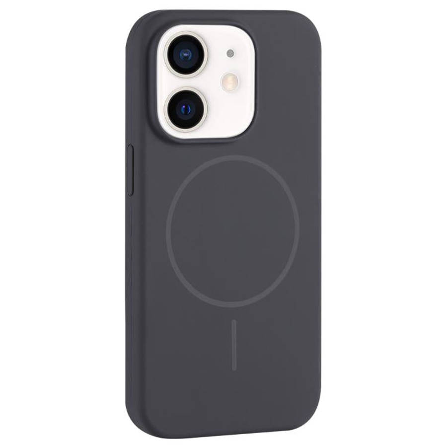 Large Hole Camera MagSafe Liquid Silicone Full Coverage Phone Case, For iPhone 12 Pro Max, For iP...