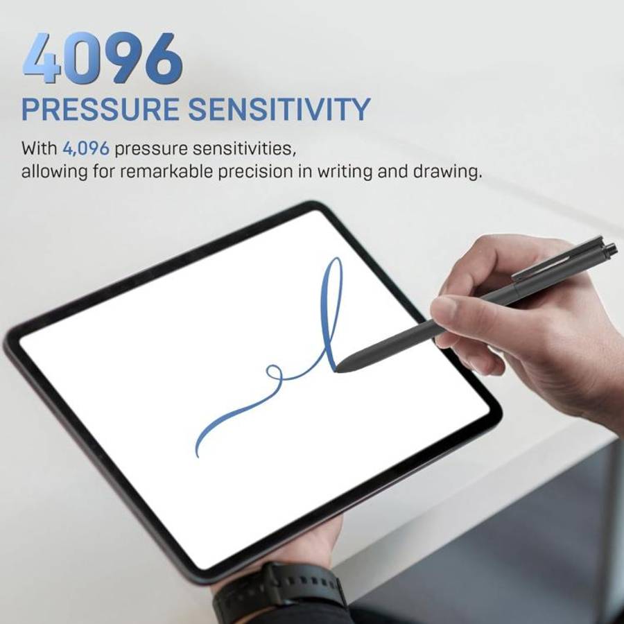 Universal Capacitive Stylus with Pen Clip For Electromagnetic Screen Phone / Tablet