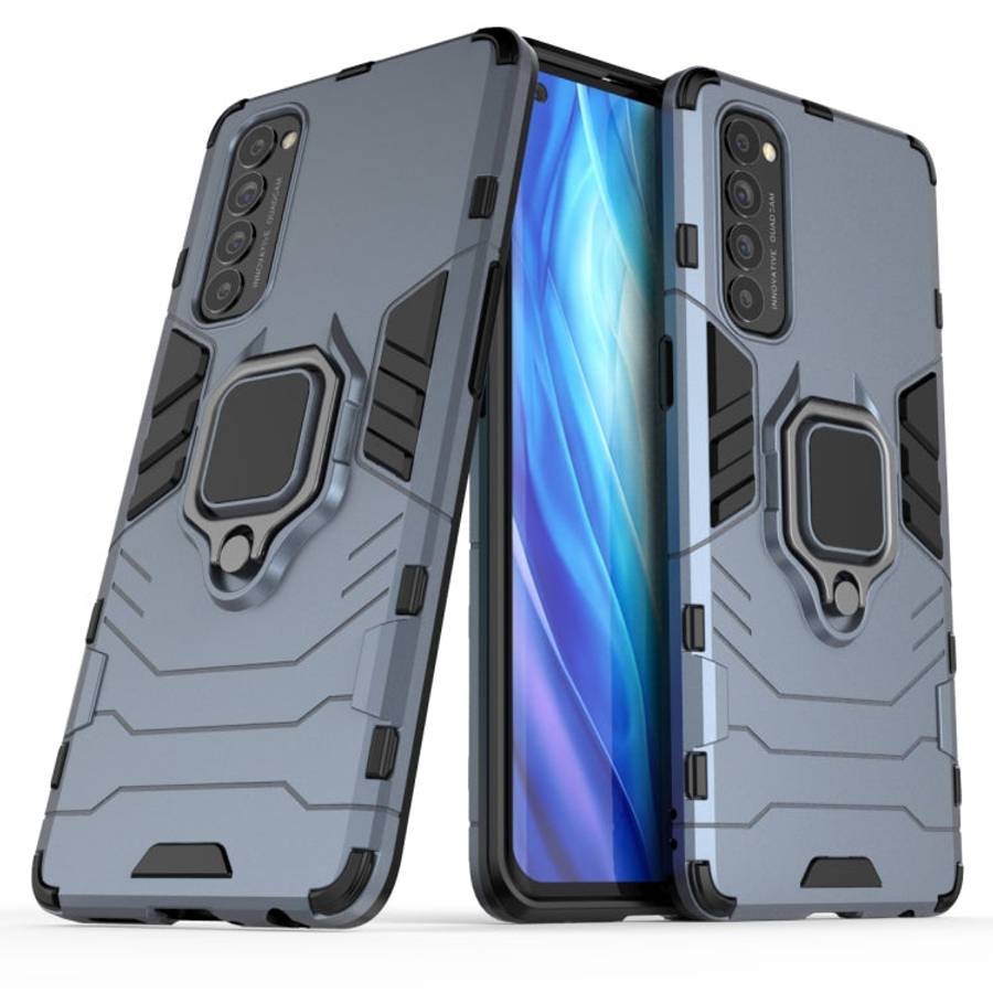 Shockproof PC + TPU Protective Case with Magnetic Ring Holder, For OPPO Reno4 Pro, For Huawei Mat...