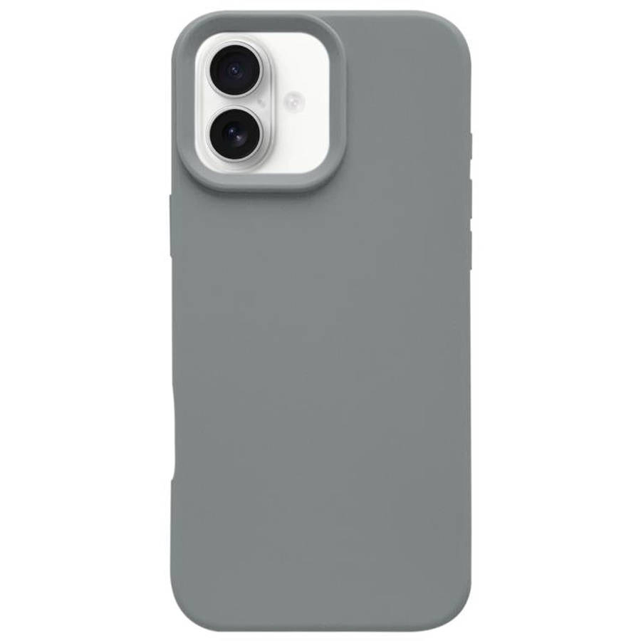 Dopamine Simple Imitation Liquid Silicone Phone Case, For iPhone 16 Pro, For iPhone 16 Plus, For ...