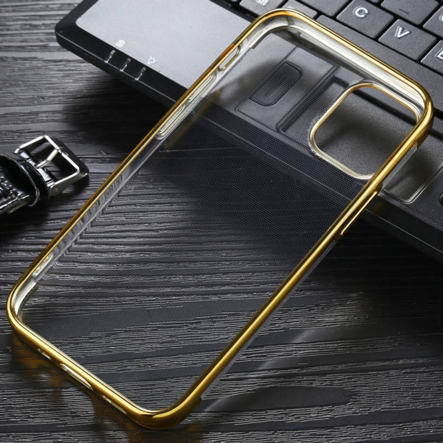 Three Stage Electroplating TPU Protective Soft Case, For iPhone 12 Pro Max