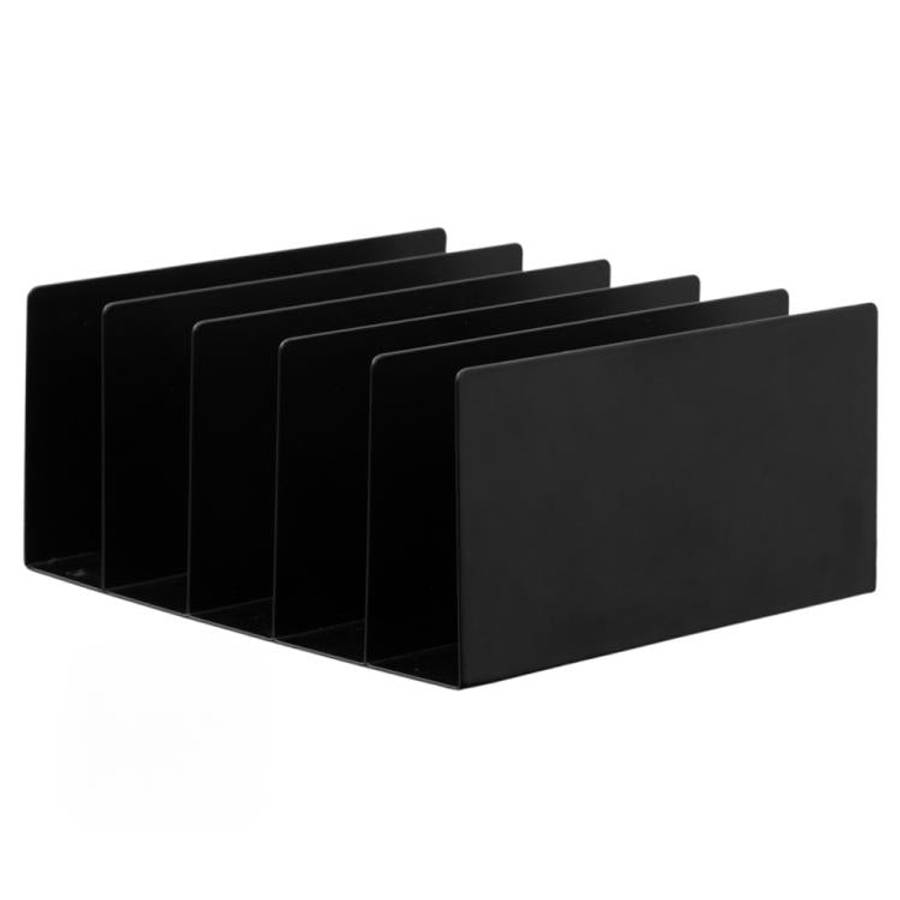 Five-grid Envelope Notepad Metal Storage Rack Mail Envelope Sorting Desktop Organizer, YH017