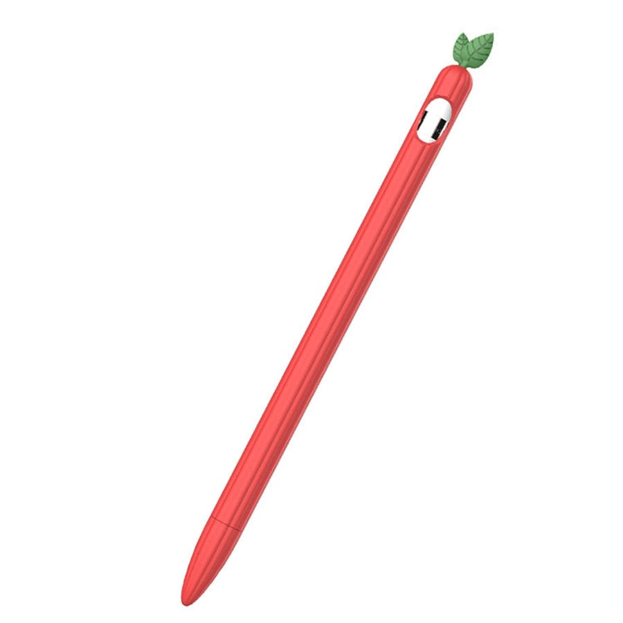 Contrasting Color Mint Leaf Silicone Non-slip Protective Cover, For Apple Pencil 1, For Apple Pen...