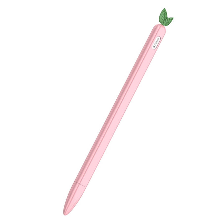 Contrasting Color Mint Leaf Silicone Non-slip Protective Cover, For Apple Pencil 1, For Apple Pen...