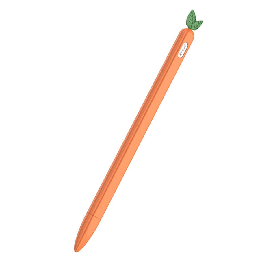 Contrasting Color Mint Leaf Silicone Non-slip Protective Cover, For Apple Pencil 1, For Apple Pen...