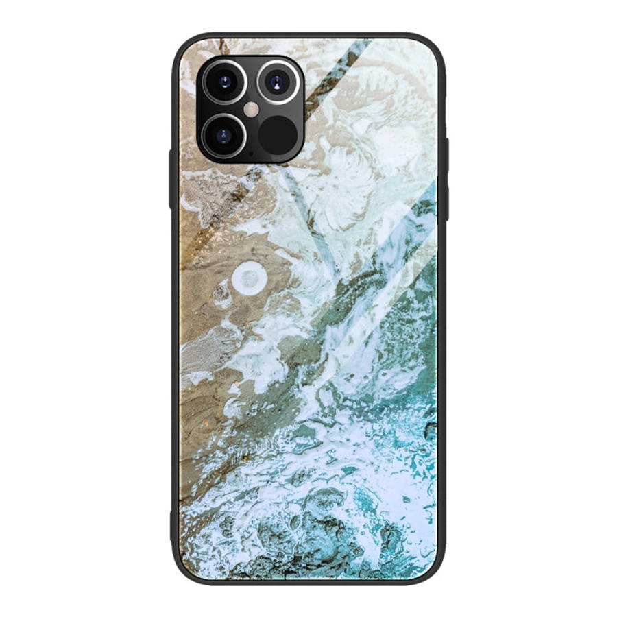 Marble Pattern Glass Protective Case, For iPhone 12 mini, For iPhone 12 Pro Max, For iPhone 11 Pr...