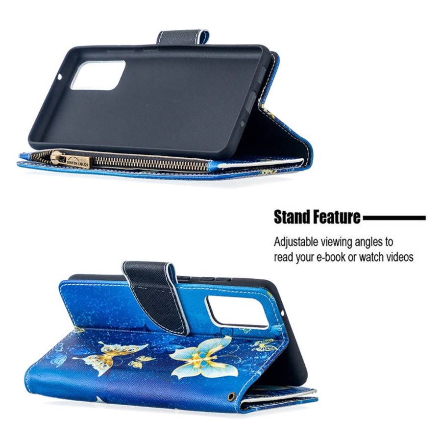 Colored Drawing Pattern Zipper Horizontal Flip Leather Case with Holder & Card Slots & Wallet, Fo...