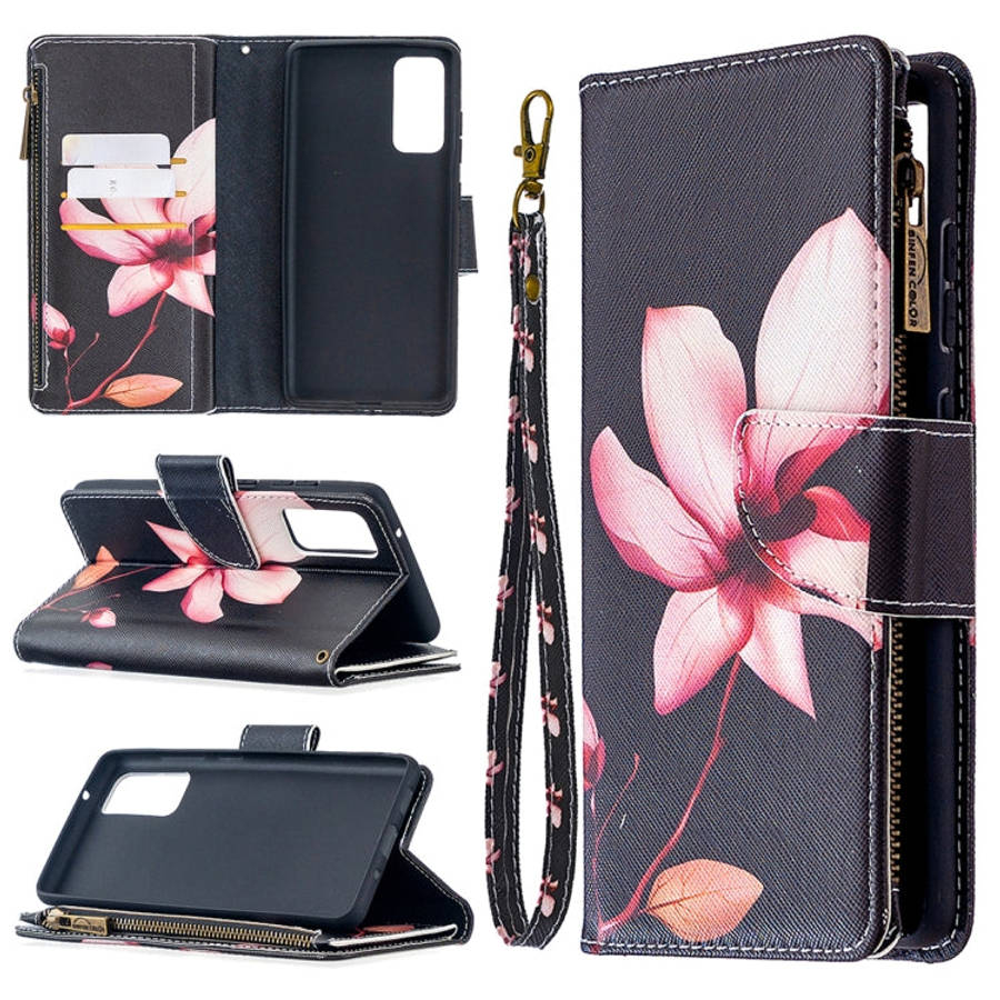 Colored Drawing Pattern Zipper Horizontal Flip Leather Case with Holder & Card Slots & Wallet, Fo...