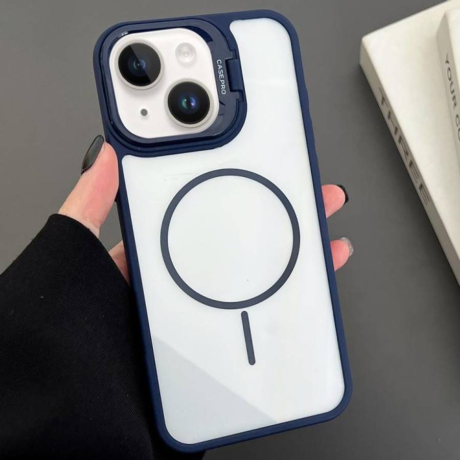 PC Lens Holder MagSafe Magnetic Phone Case, For iPhone 14, For iPhone 14 Pro, For iPhone 14 Pro M...