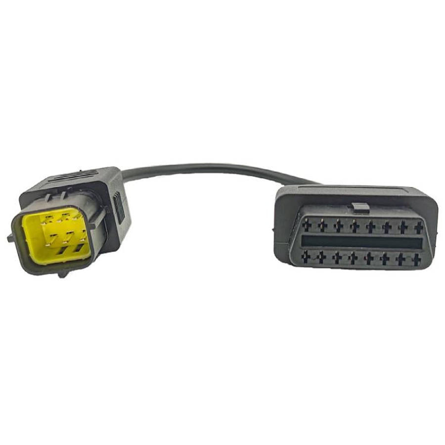 6 Pin to 16 Pin Motorcycle OBD2 Converter Cable Diagnostic Cable, For Husqvarna