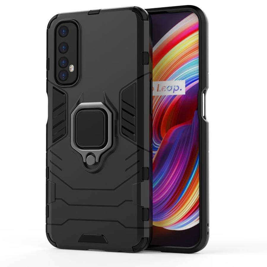 PC + TPU Shockproof Protective Case with Magnetic Ring Holder, For Xiaomi Poco X3 NFC, For OnePlu...