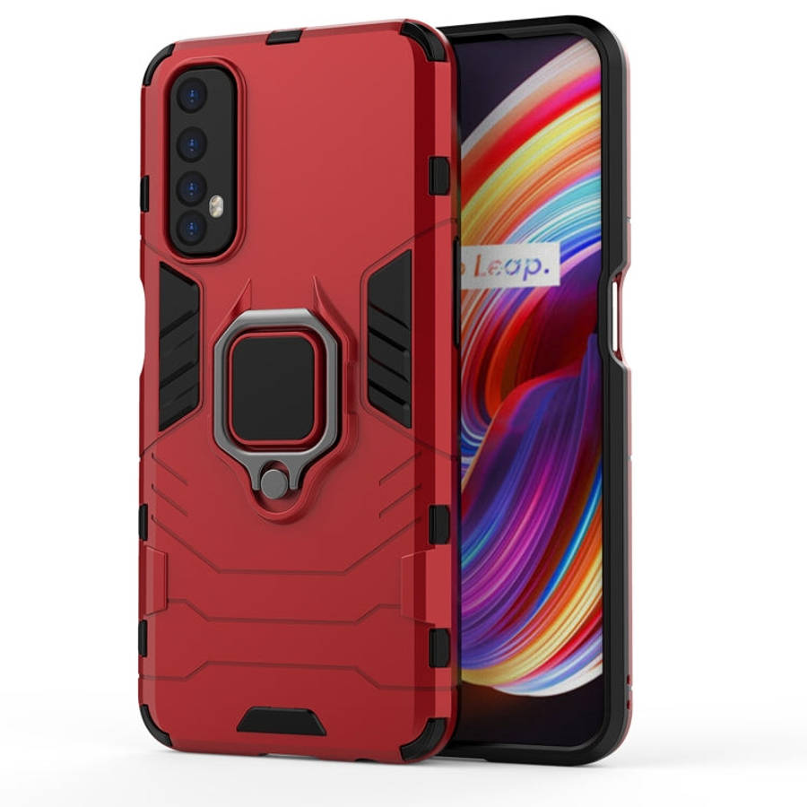 PC + TPU Shockproof Protective Case with Magnetic Ring Holder, For Xiaomi Poco X3 NFC, For OnePlu...