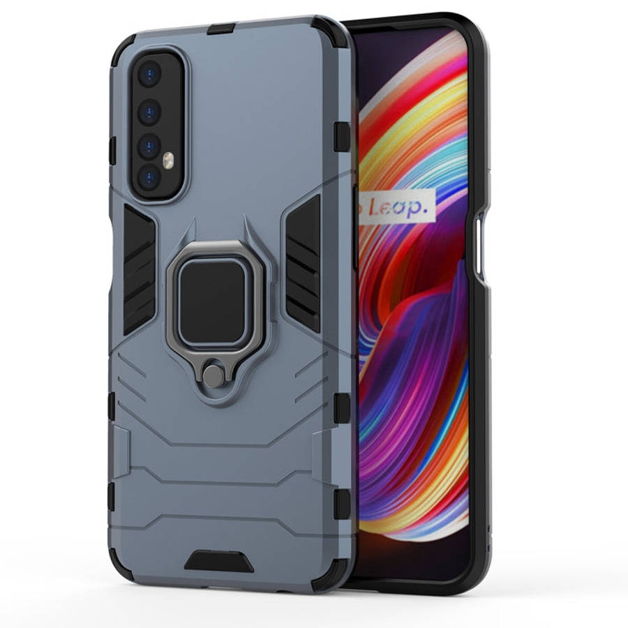 PC + TPU Shockproof Protective Case with Magnetic Ring Holder, For Xiaomi Poco X3 NFC, For OnePlu...