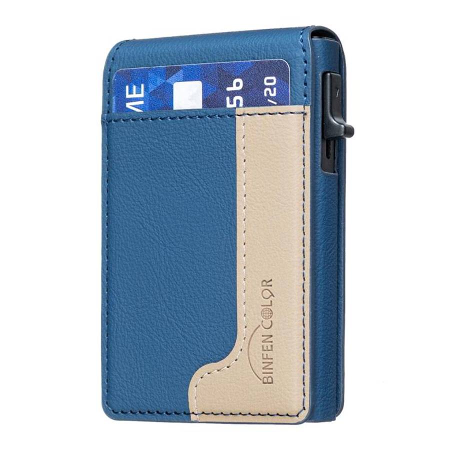 BFK28 Colorblock MagSafe Magnetic Leather Card Bag