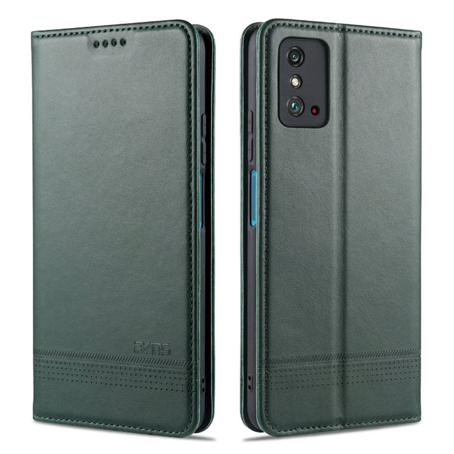 AZNS Magnetic Calf Texture Horizontal Flip Leather Case with Card Slots & Holder & Wallet, For OP...