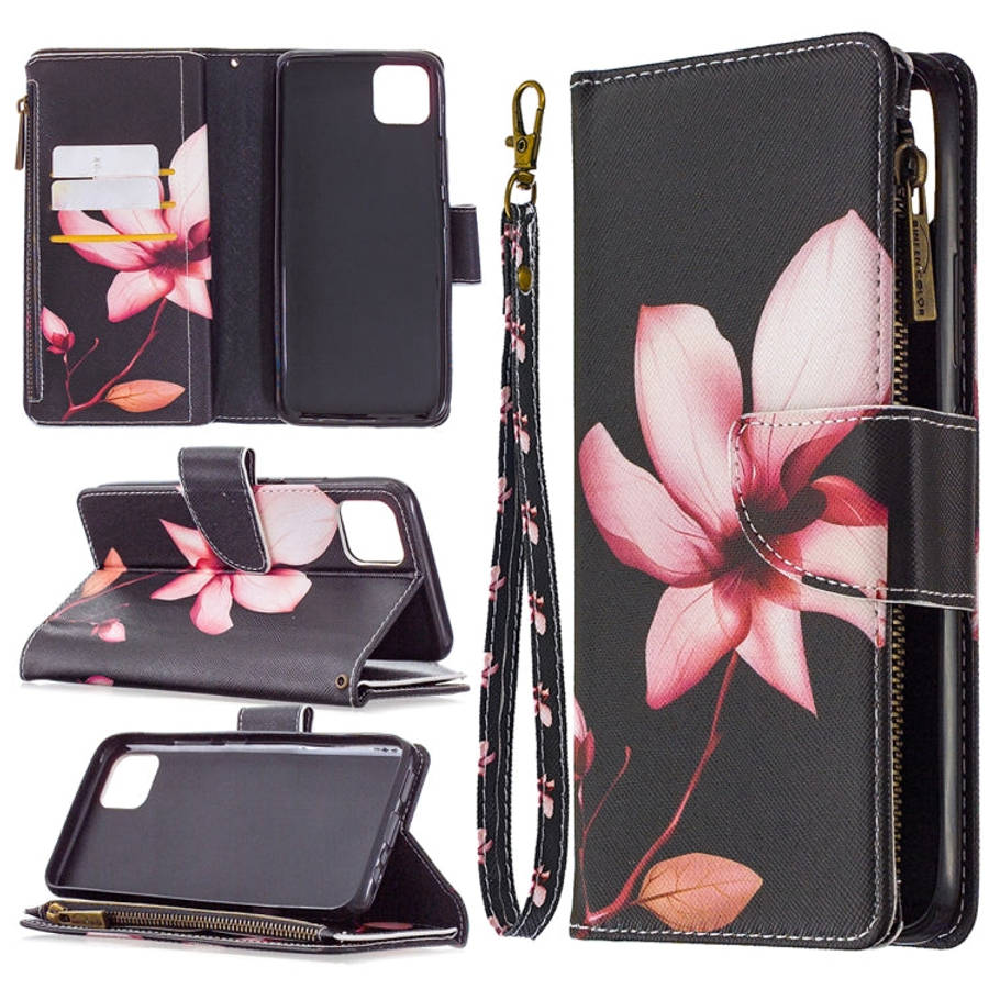 Colored Drawing Pattern Zipper Horizontal Flip Leather Case with Holder & Card Slots & Wallet, Fo...