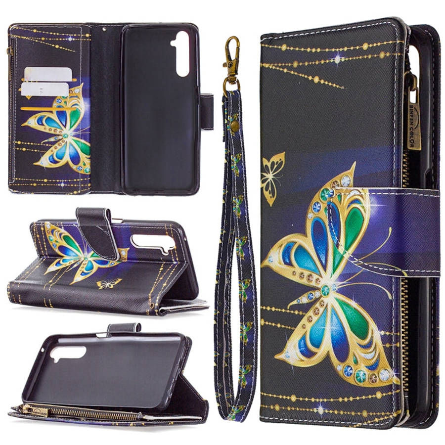 Colored Drawing Pattern Zipper Horizontal Flip Leather Case with Holder & Card Slots & Wallet, Fo...