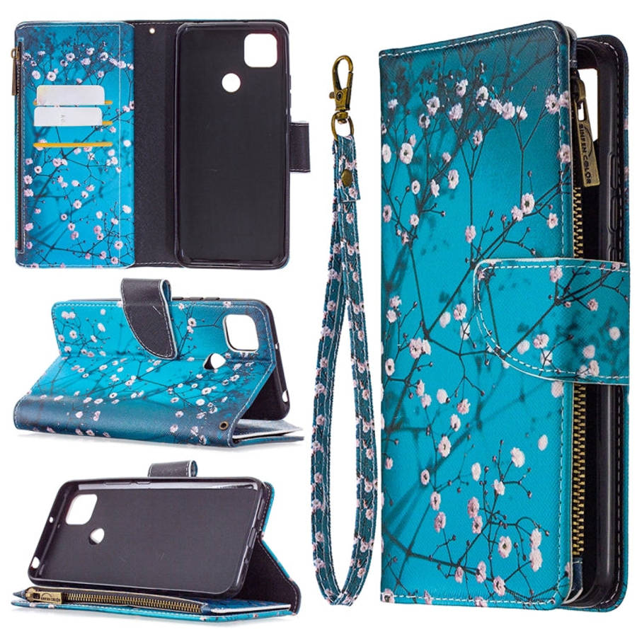 Colored Drawing Pattern Zipper Horizontal Flip Leather Case with Holder & Card Slots & Wallet, Fo...