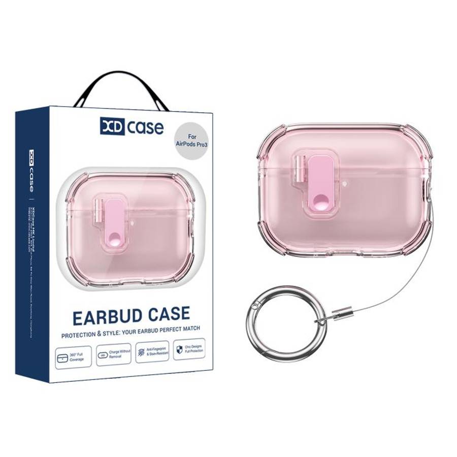 XDcase Transparent Silicone Automatic Pop-Up Earbud Case, For AirPods 5 / 4, For AirPods Pro 3, F...
