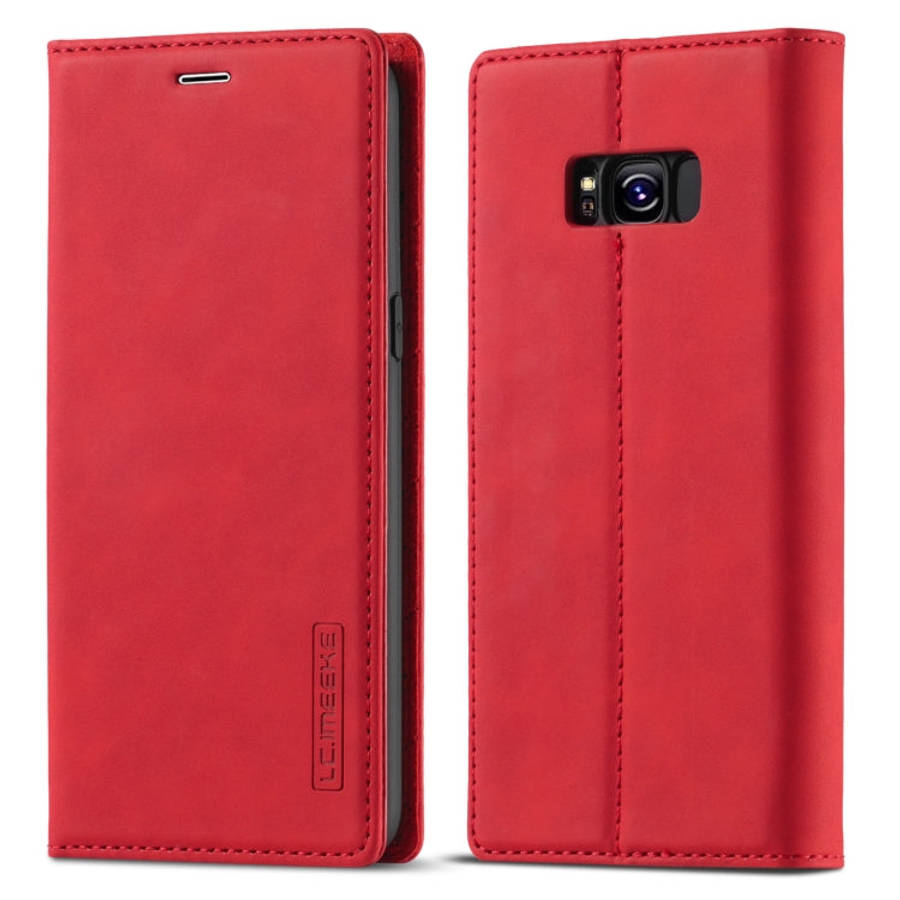 LC.IMEEKE Strong Magnetism Ultra-thin Horizontal Flip Shockproof Matte TPU + PU Leather Case with...