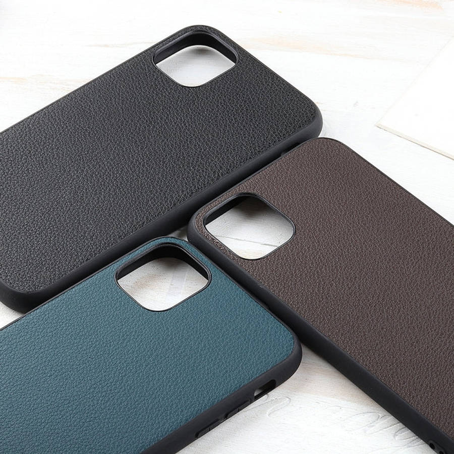 Bead Texture Genuine Leather Protective Case, For iPhone 11, For iPhone 11 Pro, For iPhone 11 Pro...